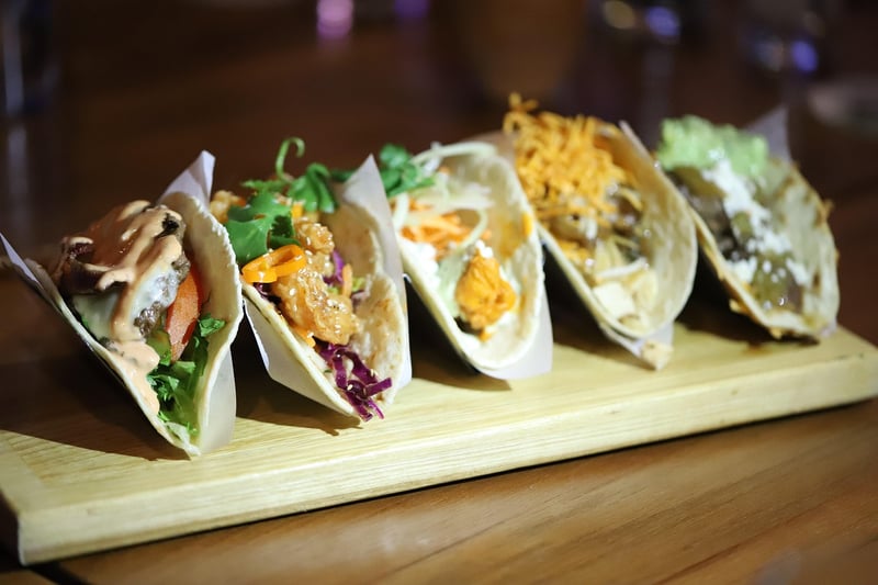 Mango Kimchi Tacos